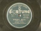 Skeet Ring (78 rpm) SUNSET BEAU / SITTIN' ON TOP..  Fortune 121 VG+ Detroit c+w