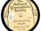 NGS ELECTRIC SET- RENE LE ROY PLAYS MOZART FLUTE QUARTET (K. 285) (1928)