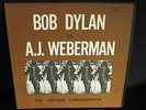 Bob Dylan vs A.J. Weberman RARE Broadside #12 LP Orig 1977 Black Label w/booklet