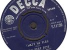 BEAT BOYS/ JOE MEEK That's My Plan 1963 UK single EX grade VINYL