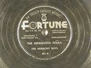 The Harmony Boys 78 rpm MINNESOTA POLKA / PICNIC IN THE WOODS    Fortune 481 VG+