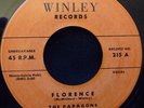 The Paragons - Florence / Hey Little School Girl - Winley 215 M-