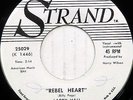 LARRY HALL 45 Rebel Heart STRAND Popcorn ROCKABILLY Original NEAR MINT #CC236