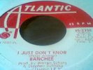 BANCHEE Train Of Life / I Just Don't Know RARE ORIG 1969 US PSYCH 45 EX / EX+