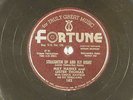 May Hawks 78 rpm STRAIGHTEN UP & FLY RIGHT w.Lester T. / BYGONE   Fortune 182 VG