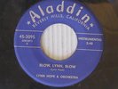 Lynn Hope inst. 45 BLOW LYNN BLOW / BLUE MOON   Aladdin 3095 VG+