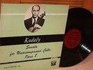 Janos Starker Lp Kodaly Period SPL 510  Rare Classical  Unaccompanied Cello