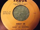 1958 BOBBY LEE TRAMMELL 45 ROCKABILLY SHIRLEY LEE  on FABOR RECORDS