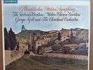 Mendelssohn: Italian / Hebrides. Weber Oberon LP  Szell SAX 2524
