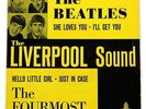 The Beatles & The Fourmost - Liverpool Sound - 1963 Sweden EP *COVER ONLY*