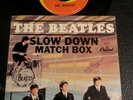 THE BEATLES-SLOW DOWN and MATCHBOX 45 RECORD CAPITOL 5255 RECORD NM-, SLEEVE VF