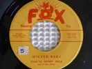 DANNY ZELLA And His ZELL ROCKS Wicked Ruby RARE Rockabilly 45 FOX VG+