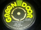 BOB ANDY - YOU DON'T KNOW - GREEN DOOR GD 4059  SKA / REGGAE 7