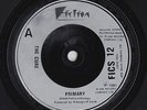 THE CURE 'Primary' RARE UK One-sided 7