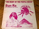 SUN RA Night Of The Purple Moon - original saturn LP with insert DEEP GROOVE