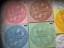 J.S BACH THE ORGAN WORKS VOLUMES 1,2,3,4,5 & 6 /HURFORD / FIVE 3 LP BOX SETS  EX
