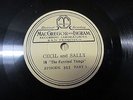 Radio Program Transcription Disks (7) Cecil & Sally c 1931 + Announcer que