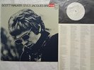 RARE PROMO WHITE LABEL SCOTT WALKER SINGS JACQUES BREL JAPAN PHILIPS MINT LP