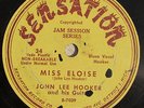 John Lee Hooker 78 SENSATION Miss Eloise/Boogie Chillen #2 RARE BLUES