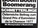Single / SCHMETTERLINGE / MUSTERPRESSUNG / AUSTRIA / RARITÄT / 1977 /