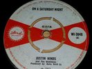JUSTIN HINDS - ON A SATURDAY NIGHT / SAVE A BREAD - ISLAND WI-3048 RARE SKA 7