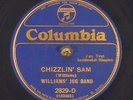 Williams' Jug Band / Dicky Wells' Shim Shammers, Columbia 2829, V+