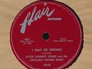 Little Johnny Jones Flair 1010 E Blues 78 Sweet Little Woman b/w I May Be Wrong