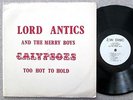 LORD ANTICS & MERRY BOYS   Calypsoes Too Hot To Hold   JAMAICA MENTO on Z.W DISC