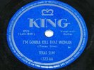 1949 TEXAS SLIM (HOOKER) I'm Gonna Kill That Woman BLUES 78 RPM ON KING $
