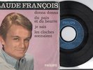 45T.Claude FRANCOIS.Donna donna. RARE,Pochette Papier Grené. Imp. S P P Louviers