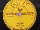 Johnny Cash -Sun 283-78 RPM- Big River/Ballad Of A Teenage Queen
