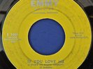 JOHNNY FORTUNE 45 If You Love Me EMMY 1001 ORIGINAL 1960 Rockabilly  VG