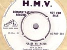 roy clark  please mr mayor/puddin    hmv   demo   pop581