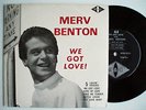 MERV BENTON - WE GOT LOVE  - RARE  AUSTRALIA EP 1965  POP NM