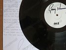 Gary Numan DEAD SON RISING UK LP TEST PRESSING + HANDWRITTEN LYRICS