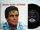 MERV BENTON - MORE MERV BENTON - RARE  AUSTRALIA EP 1966  POP NM