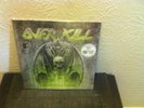 OVERKILL WHITE DEVIL ARMORY GREEN-YELLOW GREY  SPLATTER LP