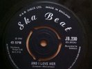 WAILERS / AND I LOVE HER /  DO IT RIGHT /  BOB MARLEY 1966 SKA BEAT JB 230 N/M0