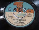 CARL BRYAN - RUN FOR YOUR LIFE RARE 1969 CAMEL SKINHEAD REGGAE 45 EX
