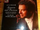 PERLMAN Bach Sonatas Partitas Violin Solo 2-LP-Box EMI Digital 1988