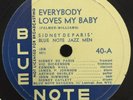 78 SIDNEY DE PARIS Everybody Loves My Baby / Call Of The Blues 12