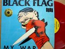 BLACK FLAG My War RED VINYL 1984 SST LP In Shrink NO BARCODE Henry Rollins