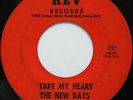 Sweet Soul / Northern Soul 45 - New Days - Take My Heart - To Be Free - REV mp3