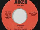 Reggae 45 ROMAN STEWART Doing Fine on Aiken