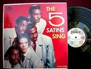 THE FIVE SATINS   SING Doo-Wop   1950's Rock on Ember ELP 100    VG+  1959