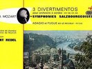 ERATO STE 50120 - PINK STEREO - REDEL - MOZART DIVERTIMENTOS / ADAGIO ET FUGUE
