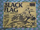 ORIGINAL 1981 OR 1982 BLACK FLAG RAYMOND PETTIBON FLYER KBD HC HARDCORE