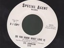 SYL JOHNSON do you know what love is SOUL 45 on SPECIAL AGENT