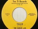 The EARLES 45 Tillie Rare SOUL Doo Wop on Tee Ti  Label  #SP 75