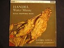 GEORG SZELL CONDUCTS HANDEL WATER MUSIC UK DECCA FFss ED1 SXL2302